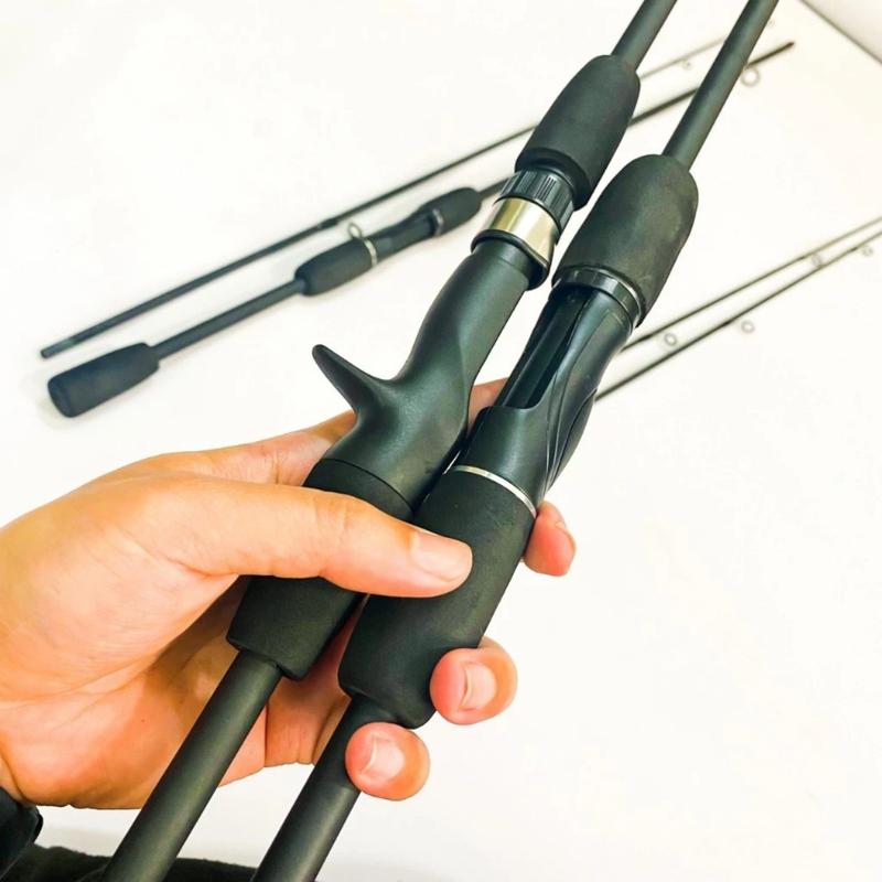 Cần Câu Cá Lure  Carbon Sói Đen Bắt Cá Fishing Đi Câu