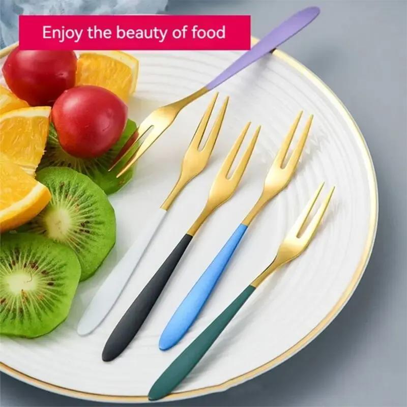 Product Introduction of Fruit Fork Stainless Steel 304   Household Thickened  Moon Cake Knife Fork   Cake Watermelon Fork  Dessert Fork Cutlery Tableware 10