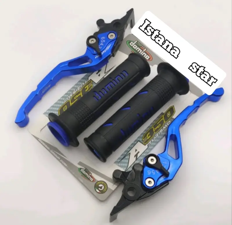 [PROMO] Handle REM dan KOPLING Stelan Variasi Motor FULL CNC Yamaha Vixion Old New RX King Scorpio Xabre R15 V3 New - MERAH HARGA 1 PAKET 4