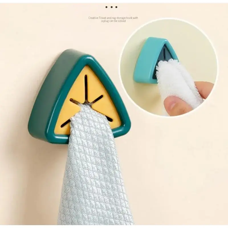 Towel Storage Rack Laundry Cloth Hook No-Drill Storage Rack Clip Suction Cup Wall Bathroom Kitchen Accessories