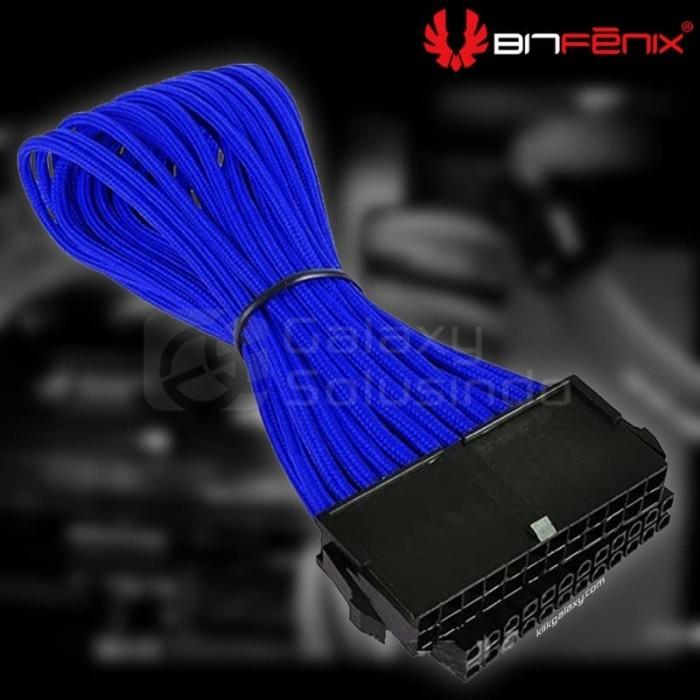 Gambar Bitfenix Alchemy ATX 24 pin Blue - sleeved cable dari GASOL MALANG Kota Malang Tokopedia