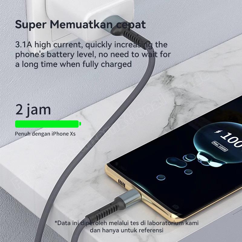 YLV CT36 Kabel Data Berkinerja Tinggi dengan Memuatkan Cepat Tidak Terluka Baterai Sangat Kompatibel untuk Petir Tipe-C Mikro