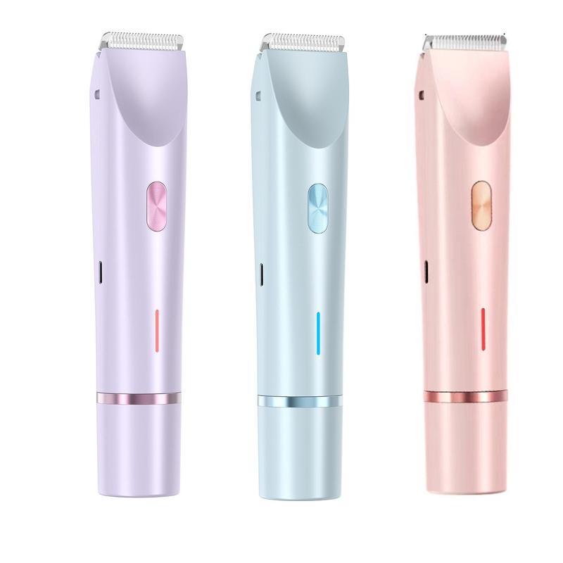 Product Introduction of 2-In-1 Electric Hair Trimmer Kit, 1 Count IPX7 Waterproof Hair Trimmer, Wet & Dry Use, USB Rechargeable Gentle Hair Removal Tool for Women 7