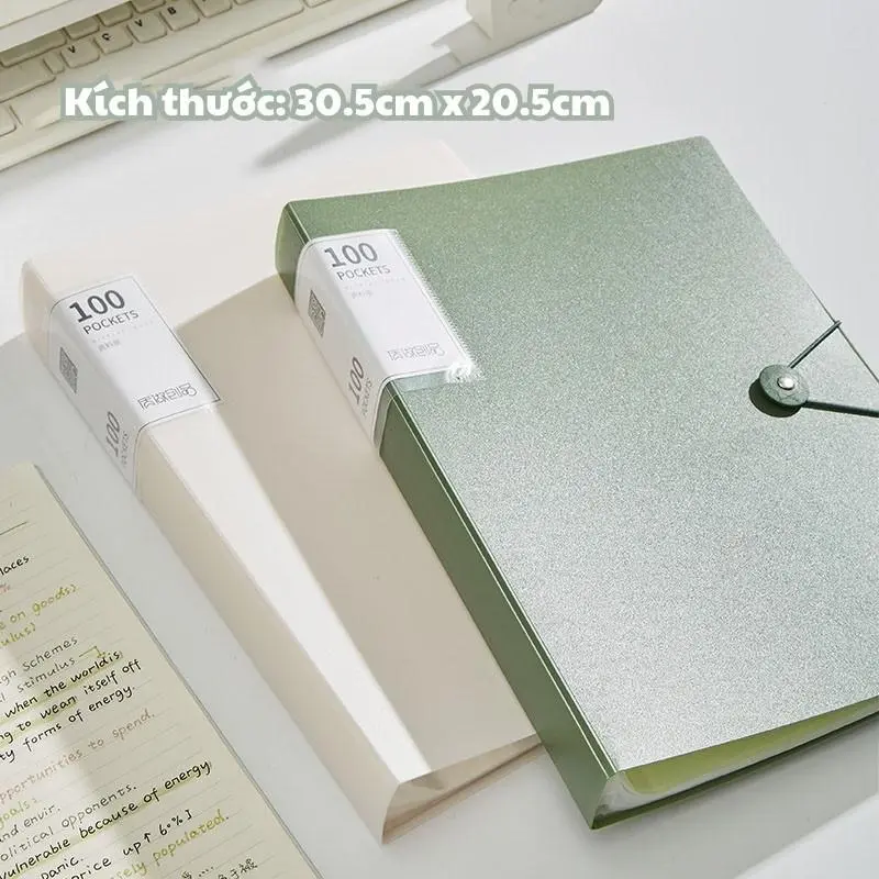 File đựng tài liệu A4 nhiều ngăn 40,60 lá, văn phòng phẩm, file lá đựng tài liệu văn phòng 2