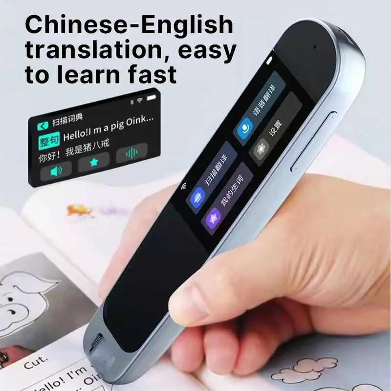 Portable Dictionary Translation Pen 2.8 Inch HD Touch Screen Text Scanning Reading Translator Device 1WAAC Hi Fi Speaker 1000mAh