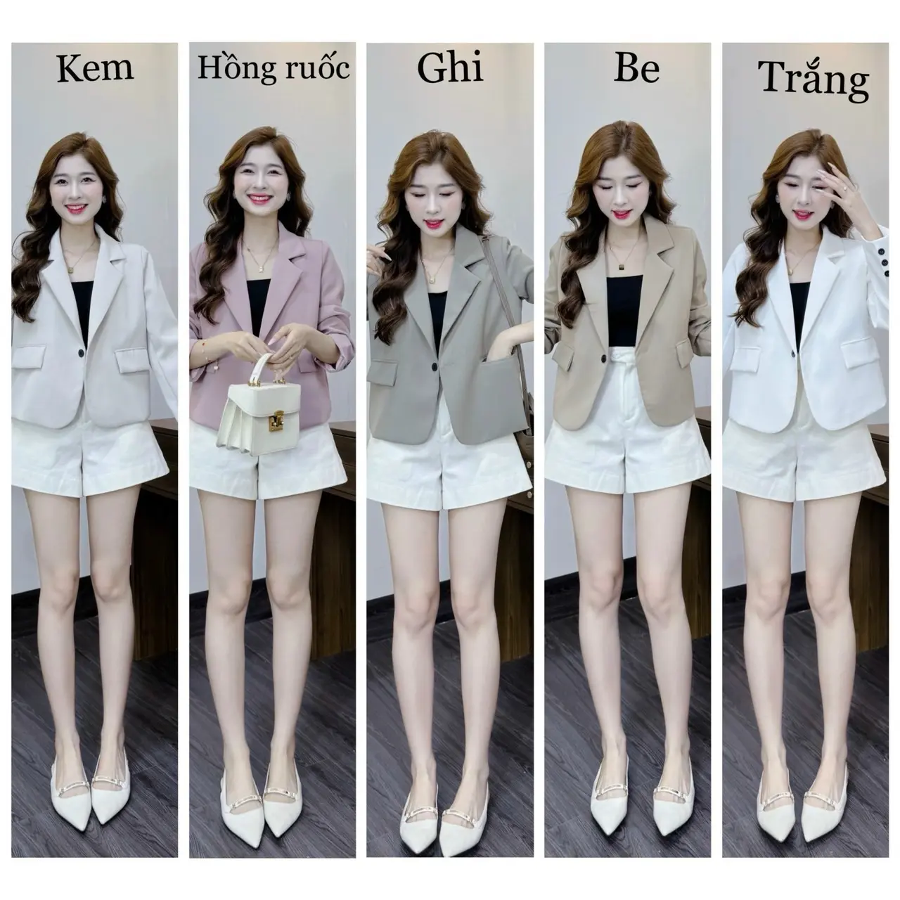 Vest lửng ép keo 2 lớp đệm vai xịn xò.