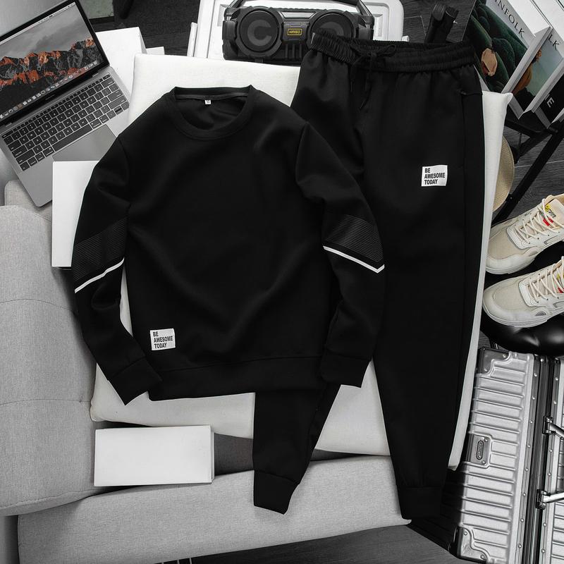 Bộ quần áo thu đông nam menswear be today, chất poly mềm mại, co giãn giữ ấm