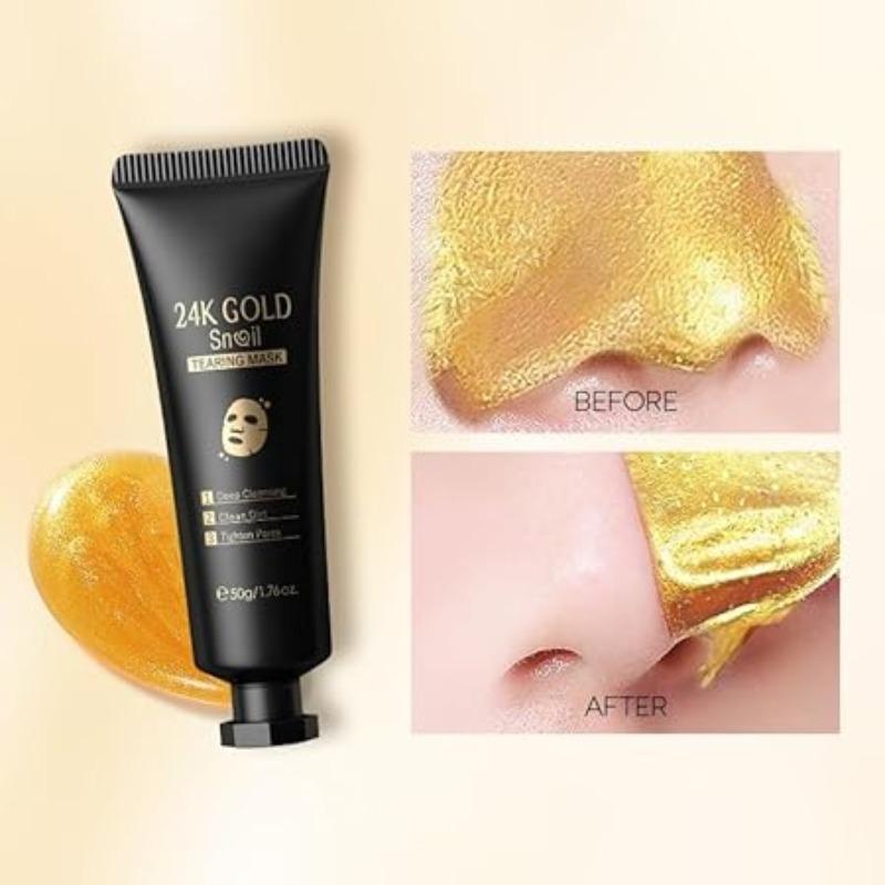 Product Introduction of Peel Off Mask, 1 Count/4 Counts Mask Including Sakura Peeling Mask & 24k Gold Snail Peeling Mask & Eye Mask, Deep Cleansing Facial Mask, Facial Skin Care Product for Women & Men 4