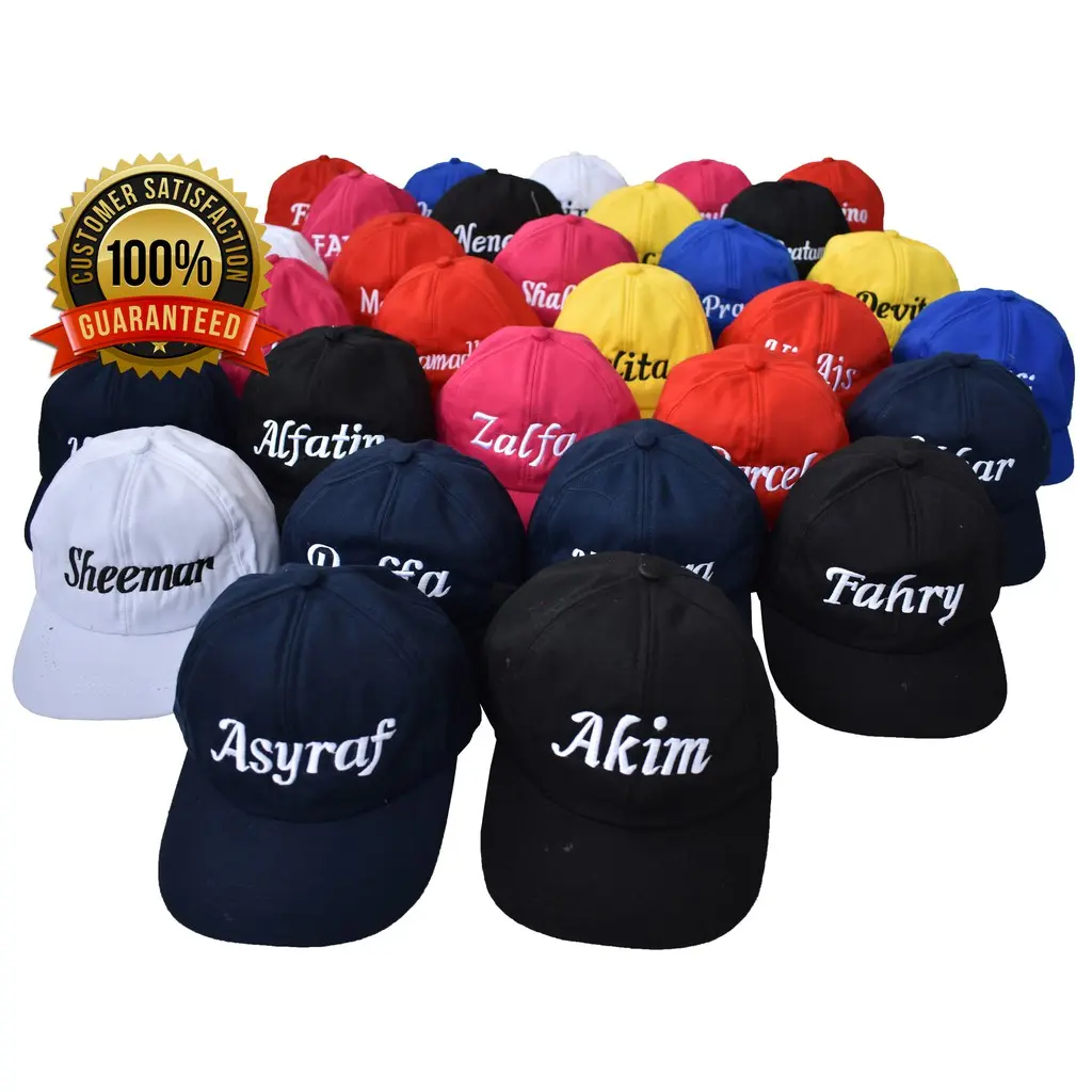 Topi Anak/Dewasa Request Nama Anak Bordir Kupluk