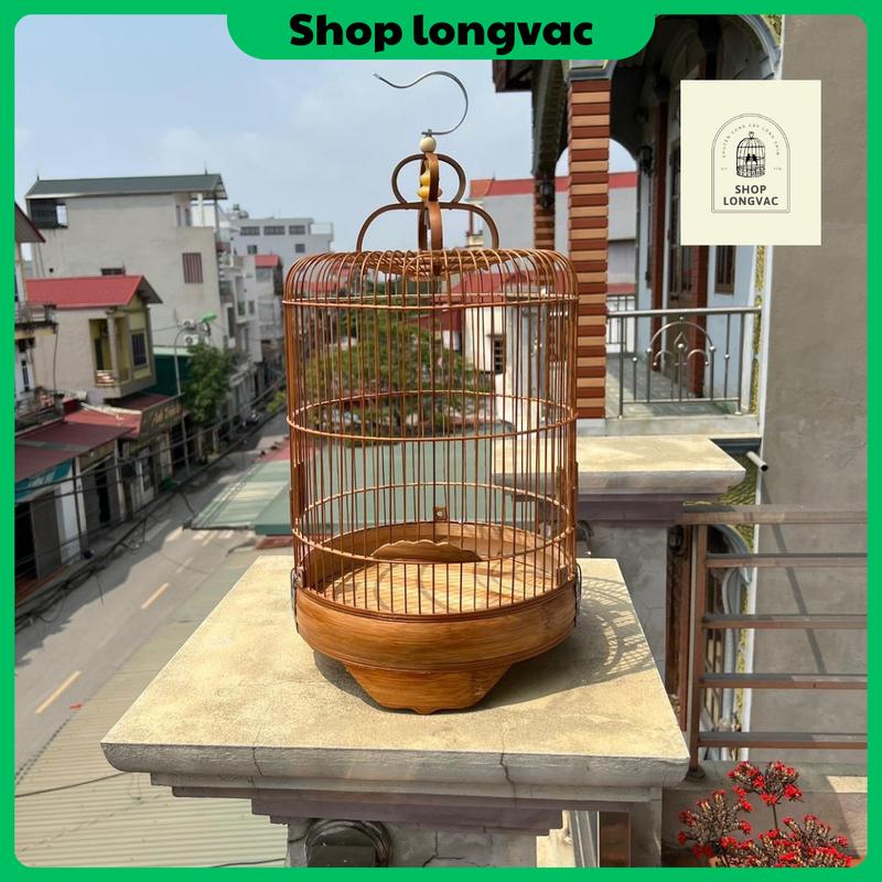 Lồng nan mau dành cho chim khuyên yến hút mật choè đất. Kích thước rộng 28cm cao 35cm. Lồng 3 vanh nan mau ráp sẵn 72 nan lồng. Có đầy đủ phụ kiện miễn phí vận chuyển.