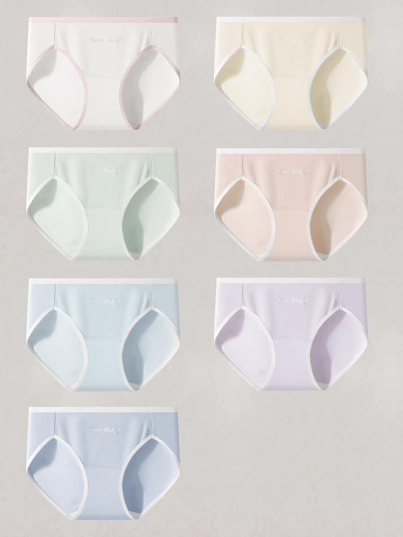 Product Introduction of Women's Letter Print Panty, Casual Comfy Breathable Knicker for Daily Wear, Ladies Underwear for All Seasons 7