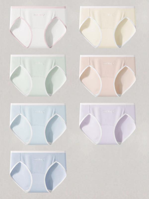 Women's Letter Print Panty, Casual Comfy Breathable Knicker for Daily Wear, Ladies Underwear for All Seasons 6