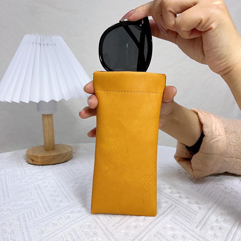Túi lưu trữ, cho kính và kính râm, đóng tự động, làm bằng da PU 4