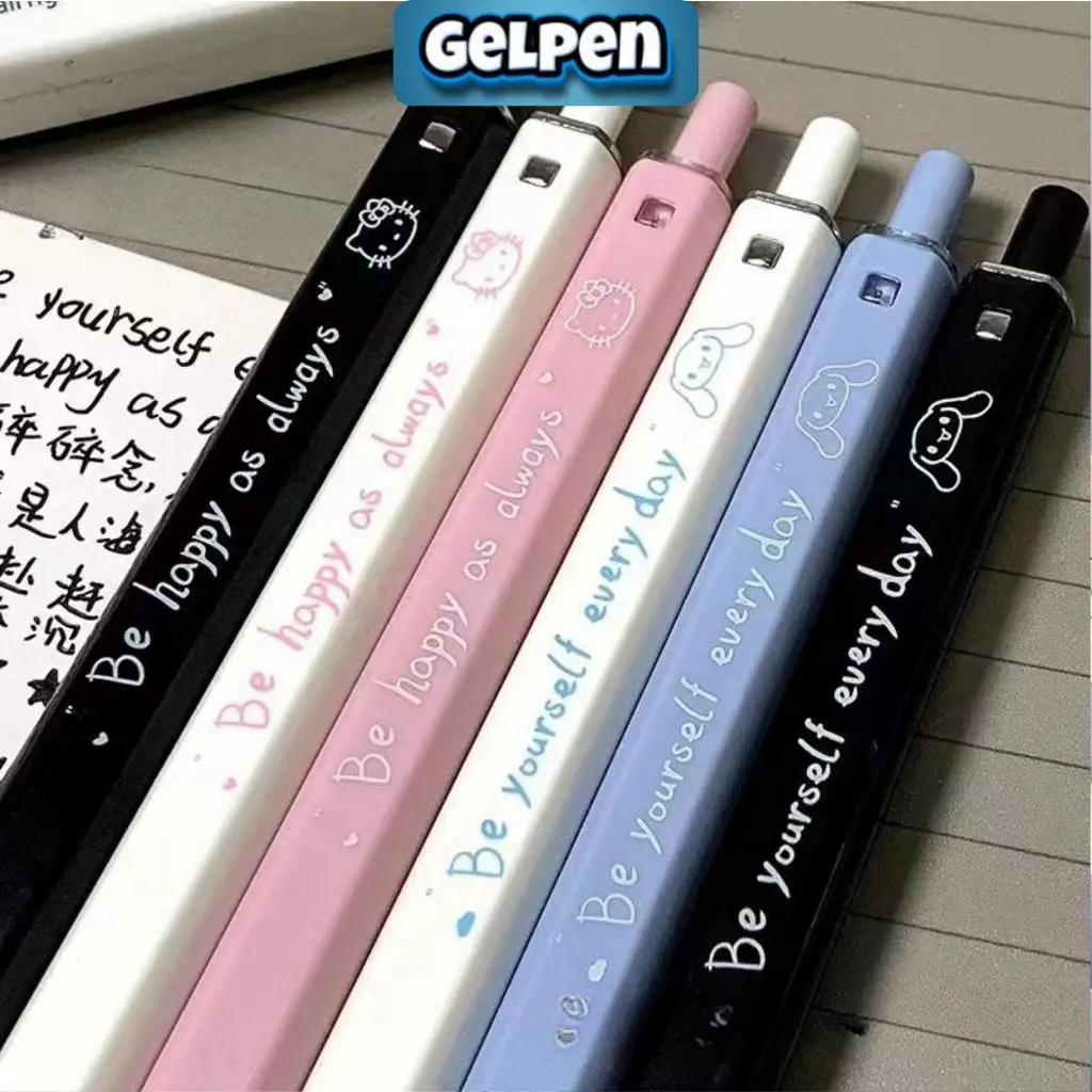 SANRIO Bút mực đen gel bi bấm ngòi 0.5mm hoạt hình dễ thương G11A