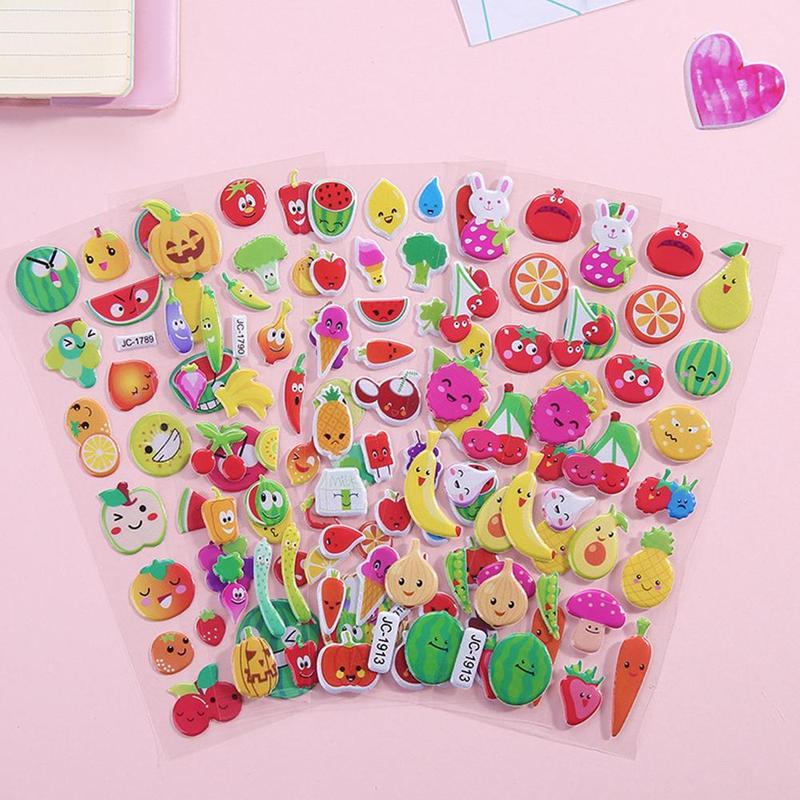 Product Introduction of Pelekat Teka-teki Kertas Kartun 3D, Gaya Rawak, Hadiah Haiwan untuk Hari Jadi Kanak-kanak, Pelekat Ganjaran Buih, Z3N7 23
