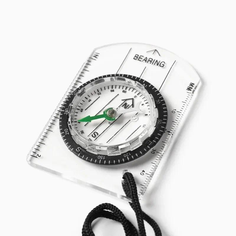 Outdoor Professional Mini Compass Map Scale Ruler Multifunctional ...