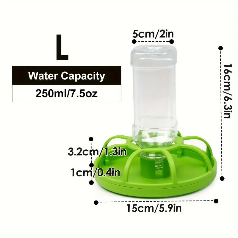 Automatic Reptile Water Dispenser, 1 Count Reptile Water Feeder, Suitable for Various Animals, Durable Plastic Water Dispenser for Zoo & Cage Use 5
