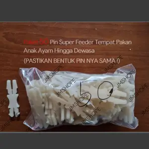 Pin Kaitan Tempat Pakan Ayam Super Feeder Dari Kecil Sampai Hingga Dewasa Jari berjari SF klip klem