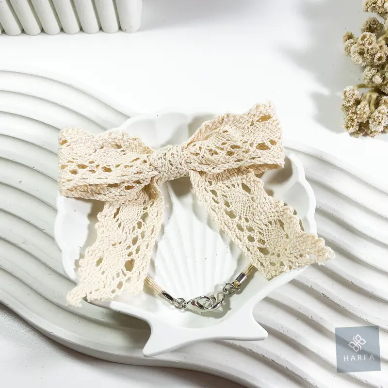 KONEKTOR MASKER PITA RENDA MUTIARA TALI MASKER SAMBUNGAN MASKER PENGAIT MASKER CONNECTOR MASKER PITA 2