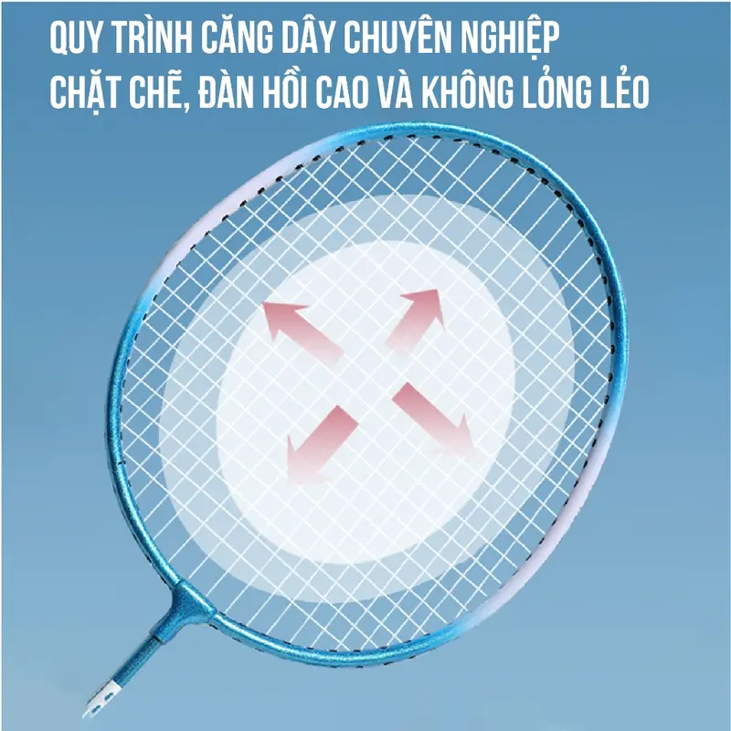 Bộ vợt cầu lông hợp kim siêu nhẹ dành cho mọi lứa tuổi, vợt cầu lông dành cho sinh viên 3