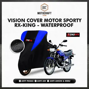 Sarung Motor RX KING/ Cover Penutup Motor Warna waterproof Merk VISION