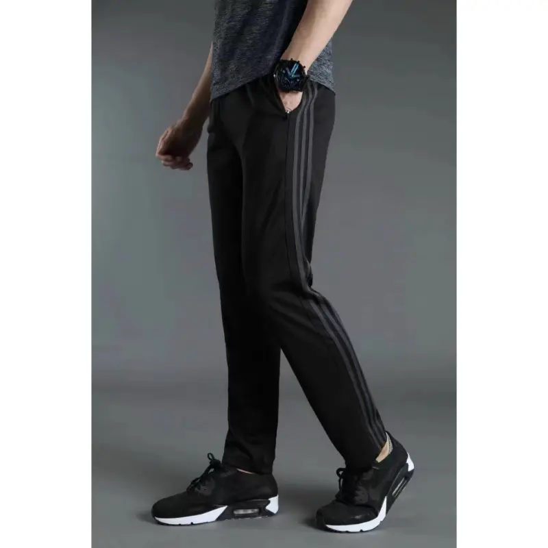 Quần jogger thể thao nỉ nam nữ,Quần thun dài nam 3 sọc thu đông Trang Phục Sport Tập Gym Gym 2