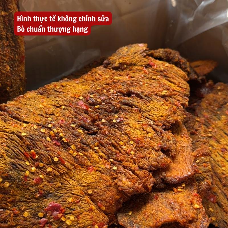 Khô Bò Miếng Củ Chi Cô Ba Tasty - Thùng 5KG | Bò thật loại 1 SP038