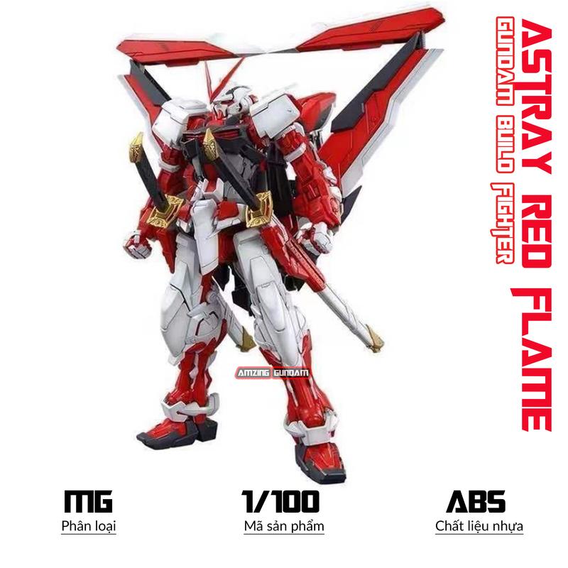 Mô hình MG Gundam Astray Red Flame, 1/100 Gunpla, Mô hình nhựa, Đồ chơi xếp hình thông minh 6601