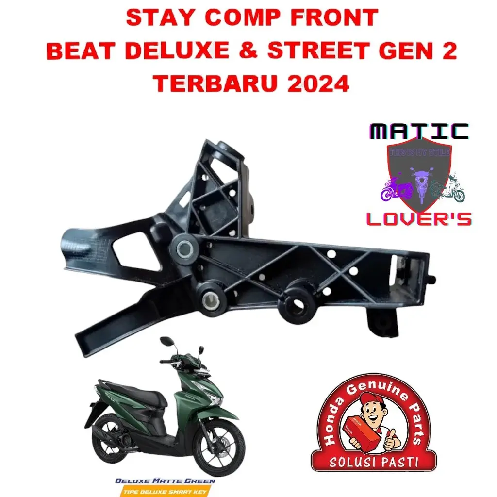 Stay Comp Fr Cover Beat K1aL 2024  Stay Front Beat Deluxe Gen 2 Dudukan Tameng Depan Beat Deluxe 2024  - Sekarang
