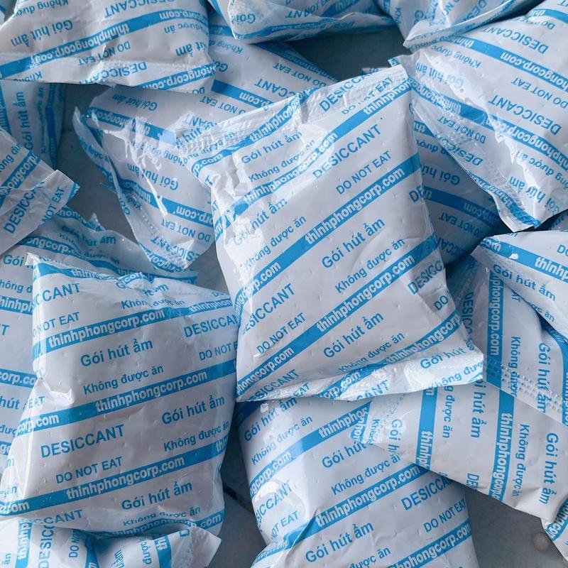  1kg Túi Hút ẩm Clay có lỗ size 10g 20g 30g 40g - hút ẩm đất sét bao bì nilon dùng thực phẩm hạt dinh dưỡng rau củ quả sấy đồ khô các loại giá sỉ 
