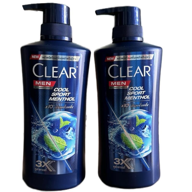 2 chai Dầu gội đầu thái lan clear men 390ml mẫu mới Chăm Sóc Tóc