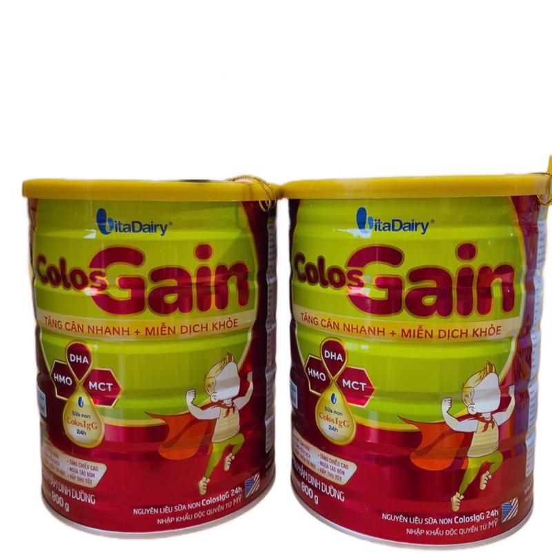 Vitadairy - hai lon sữa colosgain không quà lon 800g ( date mới )
