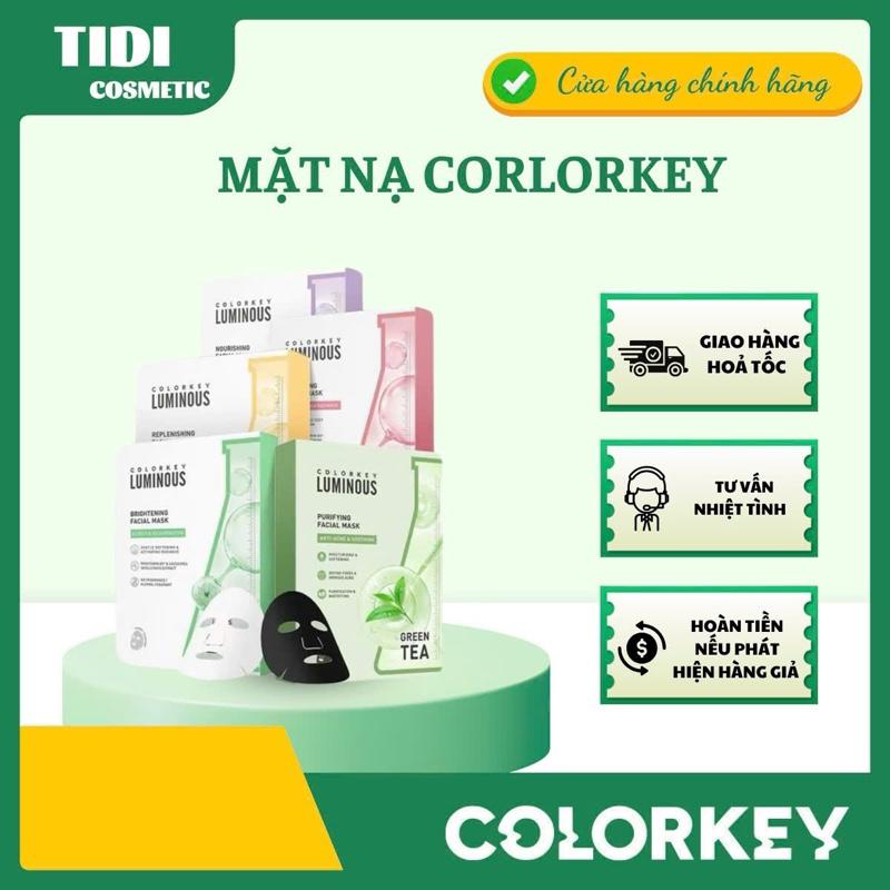 Mặt nạ dưỡng da Colorkey Lumminous cấp ẩm và dưỡng chất cho da 25ml/ miếng