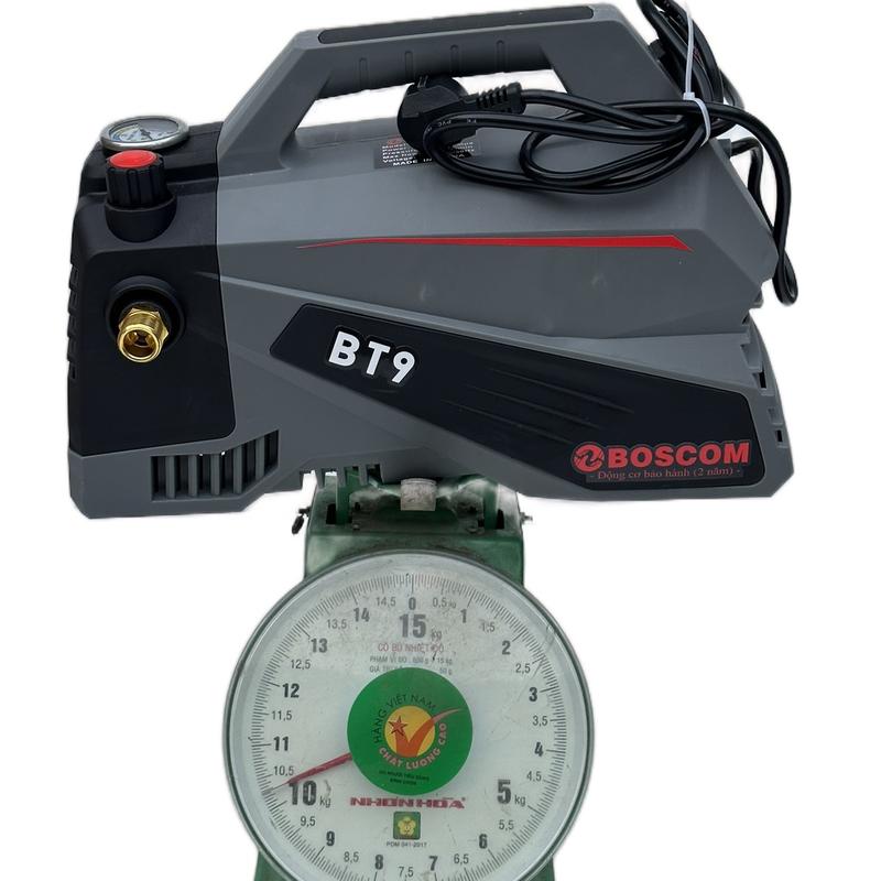 Máy Xịt Rửa Xe Chỉnh Áp Boscom BT9 - 3000W - Rửa Máy Lạnh - Motor Từ Lõi Đồng 100%