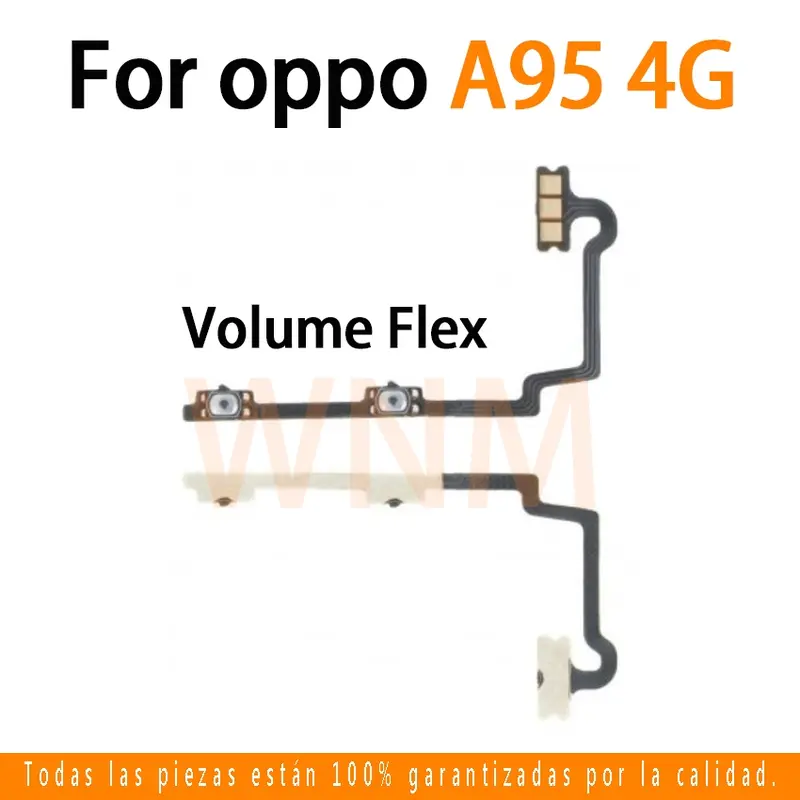 Nút Nguồn, Mới, Cho Oppo A74 4G / A95 4G CHP2365 CPH2365, Nút Công Tắc Bật / Tắt Linh Hoạt, Phím Bên, Âm Lượng Lên Xuống Cáp Linh Hoạt 5