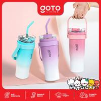 Gambar [COD] Goto Living X Mak San Firo Tumbler Vacuum Stainless Tahan Panas Dingin Botol Minum 12L #CR - PINK ROSE dari Goto Living Kota Tangerang 2 Tokopedia