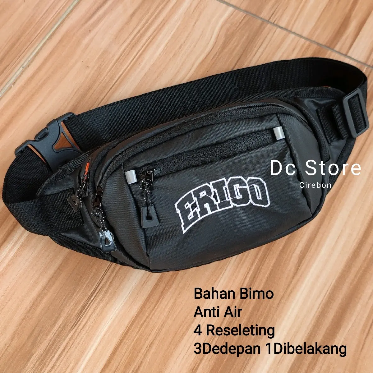 Tas Selempang Pria Waterproof Waist Bag D2c Pria Anti Air Anti Sobek Erigo
