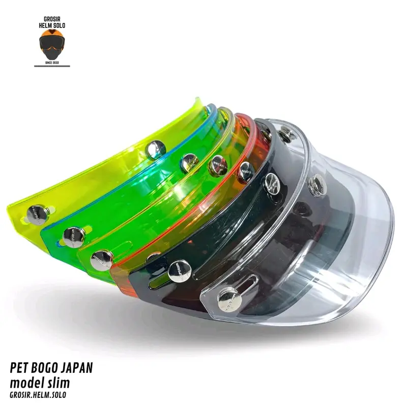 pet helem model bogo pendek transparan slim japan Vintage retro terbaru 0