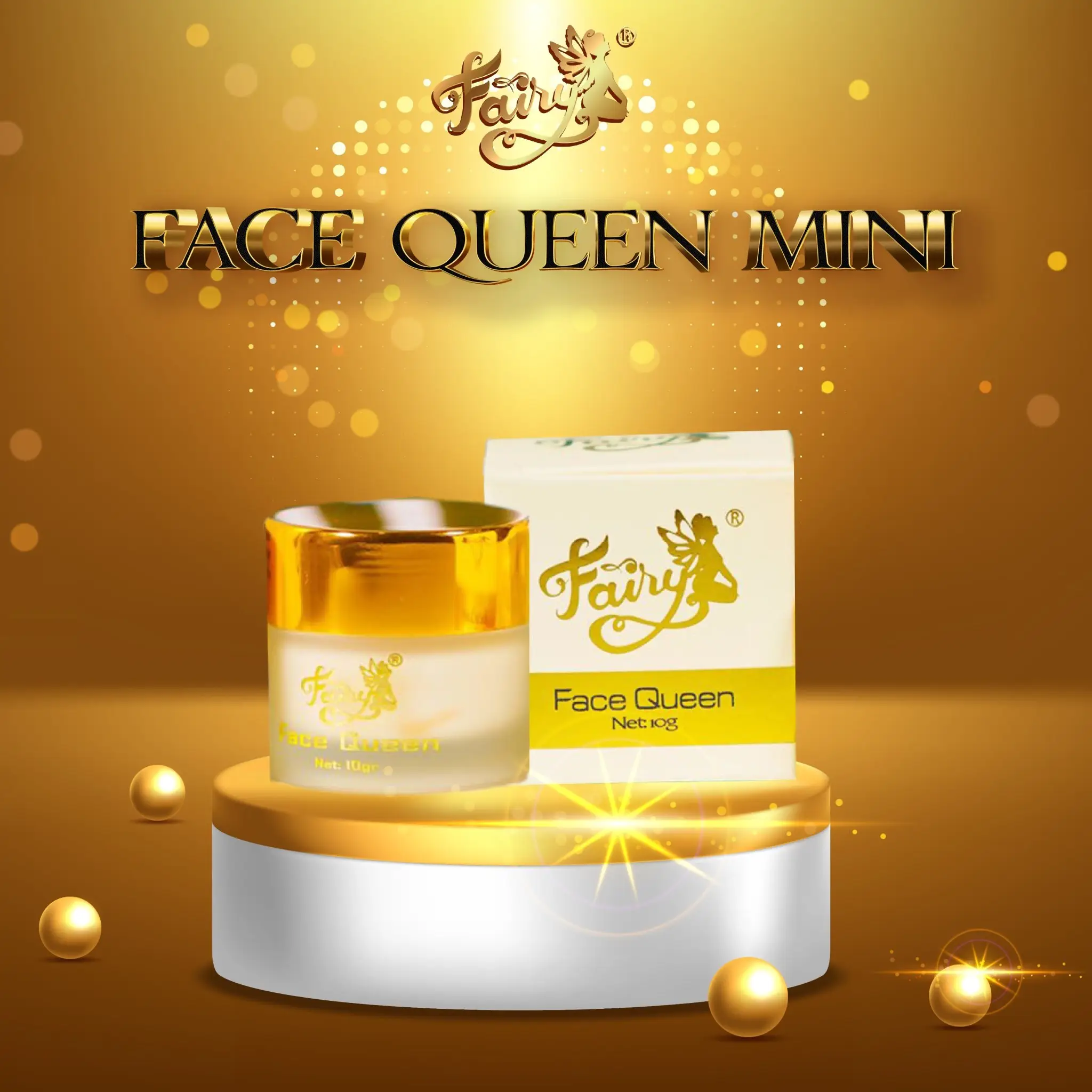 KEM FACE QUEEN (Mini) FAIRY ETERNAL WHITE