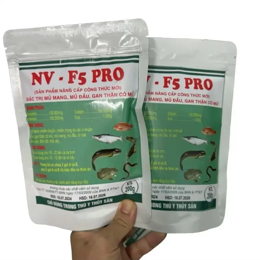 NV F5 PRO (FLODOXY CHO CÁ ẾCH CÔNG THỨC CẢI TIẾN TỪ F5) nuo ica bình lọc bể cá vi sinh