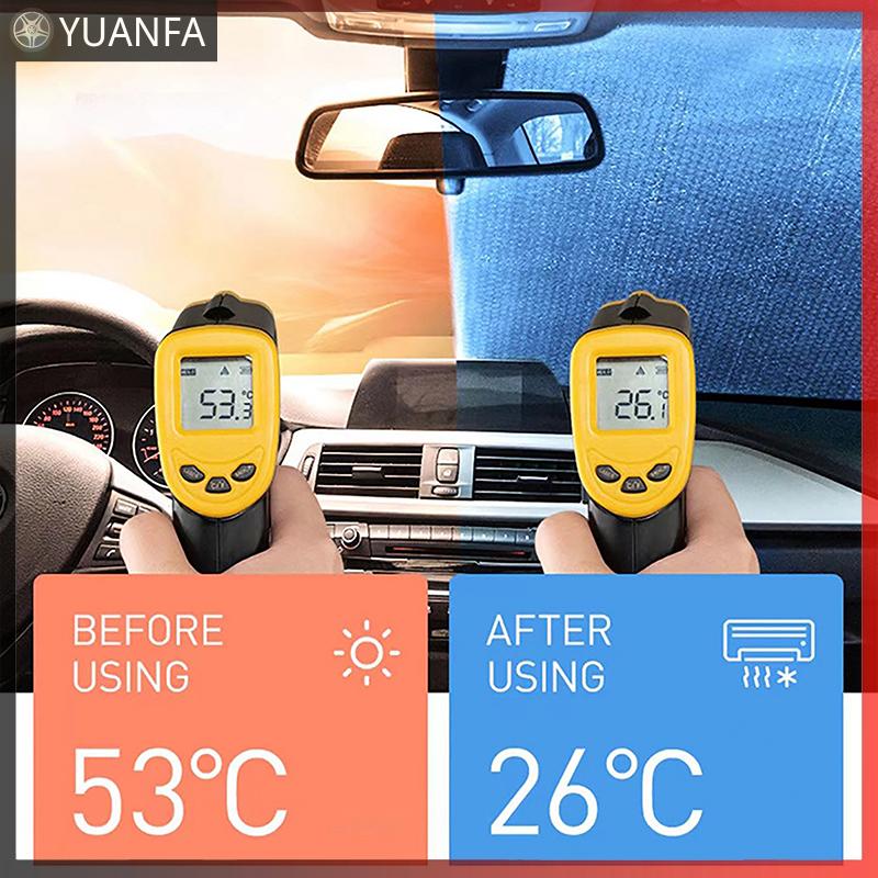 Tấm Che Nắng Cửa Sổ Trước Ô Tô, Che Chống Tia UV, Tấm Che Nắng, Tấm Che Kính Chắn Gió, Phụ Kiện Che Nắng Rèm Tự Động 6