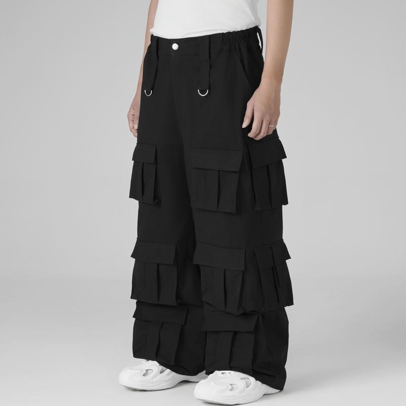 Spirix1x1 Quần Dài Baggy Multi Pocket 14 Túi Nam Nữ Big Size Đi Chơi, Du lịch, Thể Thao Quần Dài Siêu Co Giãn Thoải Mái Dày Dặn Menswear