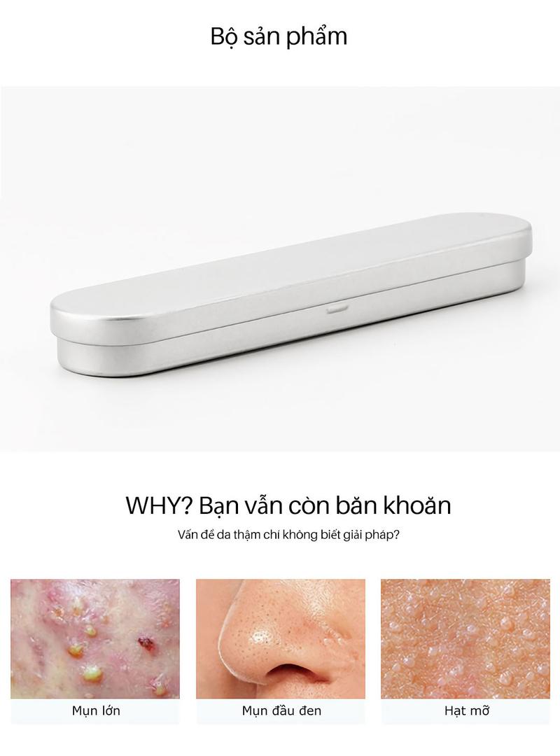 Product Introduction of Bộ Kẹp Thép Không Gỉ, 5 Chiếc, Màu Đen Và Đen, Tiện Lợi, Để Loại Bỏ Mụn Đầu Đen Và Mụn Trứng Cá, Allin 6