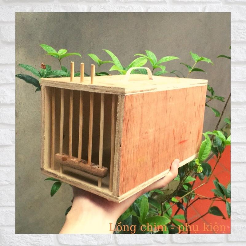 ￼Hộc, cốp  chim tiện lợi Hộc chuyển chim chào mào, chòe, mi,...các loại giá rẻ chất liệu gỗ 2