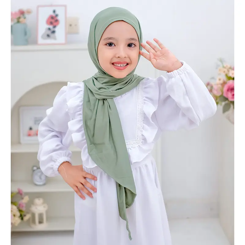 Dungdungkids Jilbab Anak Instan Segitiga 2 - 9 Tahun 1