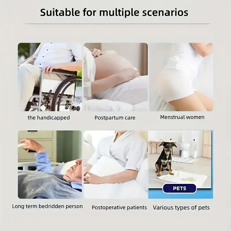 Washable Bed Pad, Reusable Waterproof Bed Pad, Breathable Bedding Mattress Protector for Elderly, Baby & Menstrual Use 4