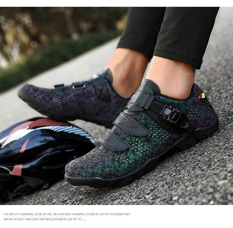 Product Introduction of Men cycling shoes speed self-locking MTB shoes man road bike shoes bicycle racing sneakers triathlon sapatitilha Ciclismo MTB size 36-47 38