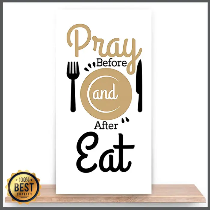 Hiasan Dinding Dapur Pajangan Walldecor Tema Food Kitchen Islami - FOOD7