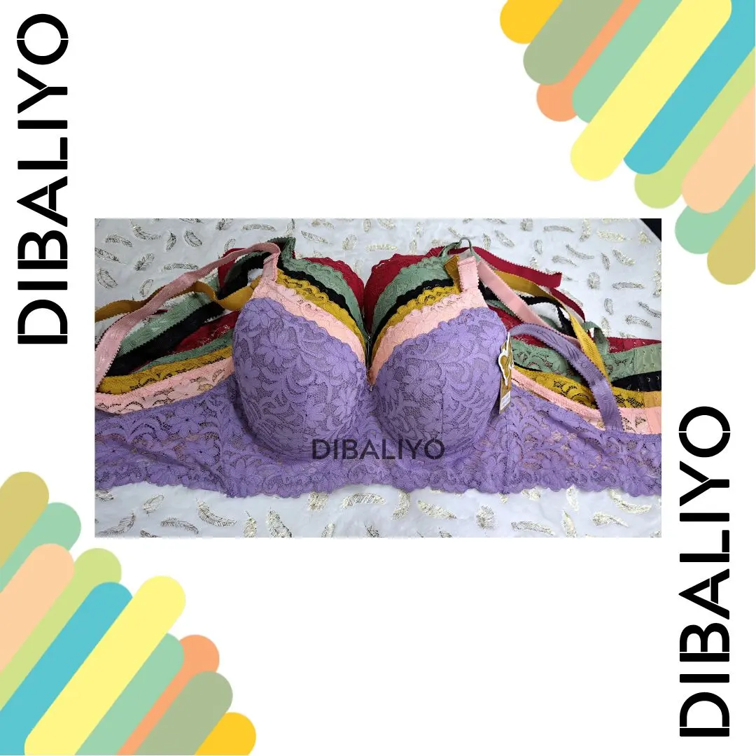 Bh Wanita / Bra Cup D To E / Busa tipis / Kawat / Motif Renda Art 4401 - Dibaliyo