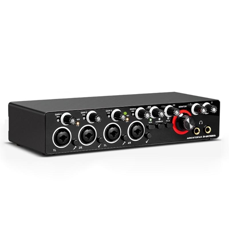 High-Quality External Audio Interface USB Sound Card for Recording ...